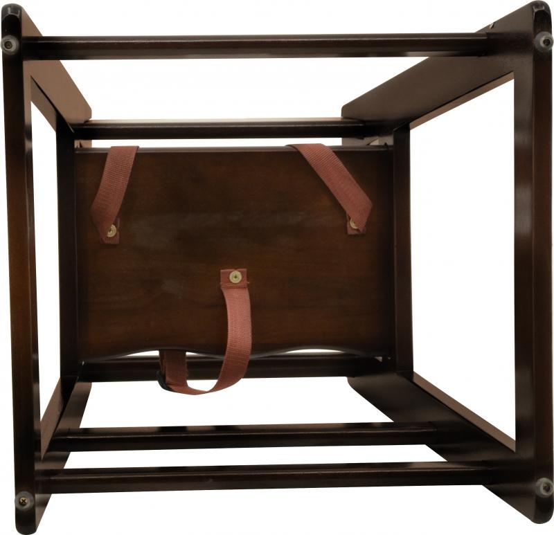 Commercial Mahogany Wooden High Chair